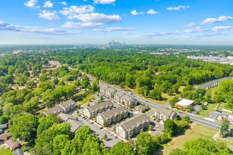 Evoke Living at Sugar Creek, Garden-style apartment building North Carolina, Mission-driven housing development NC